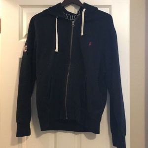 Men’s large Polo zip up hoodie